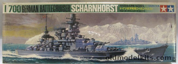Tamiya 1/700 Scharnhorst Battle Cruiser, 77518 plastic model kit